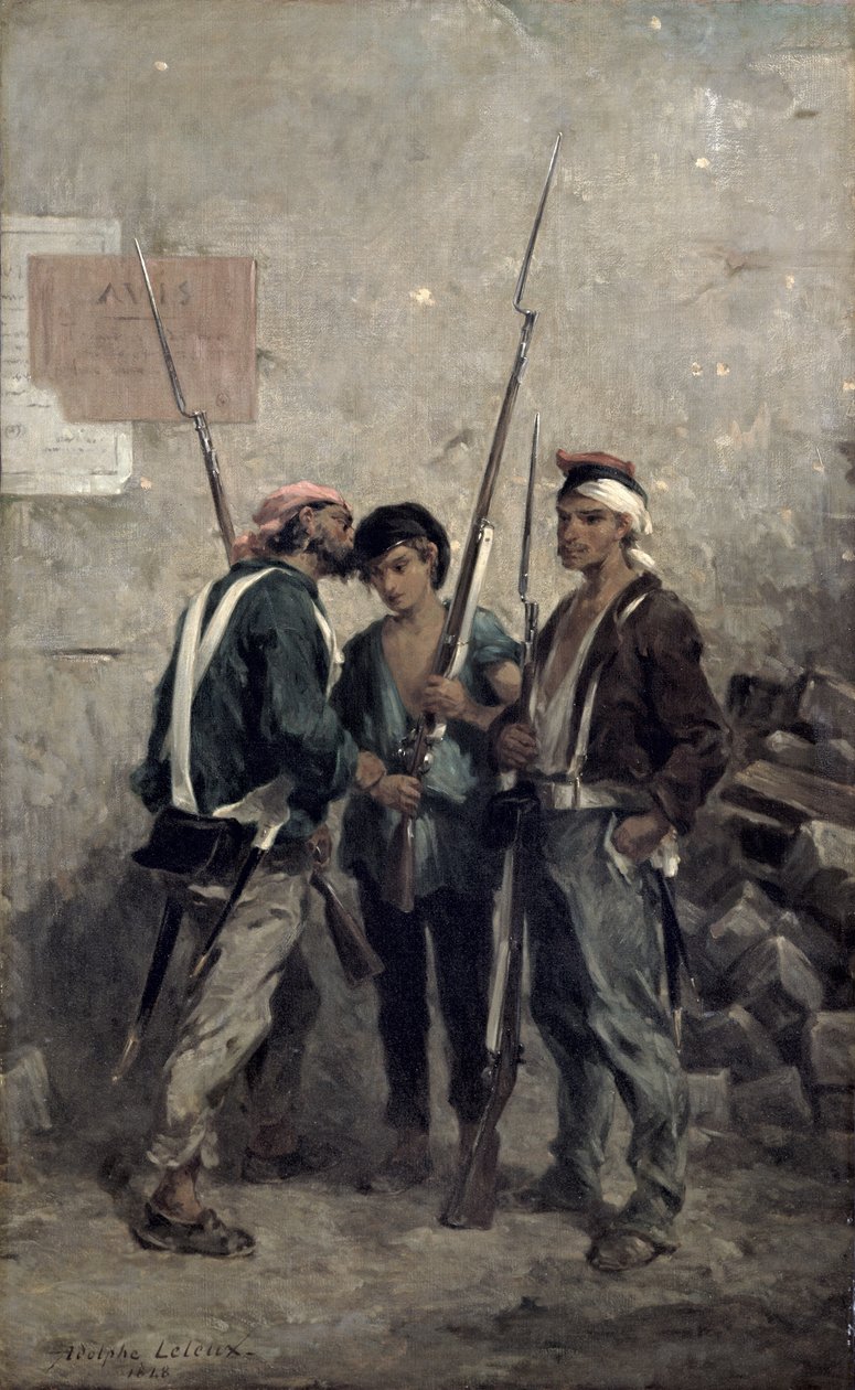Adgangskoden, 24. februar 1848 af Adolphe Pierre Leleux