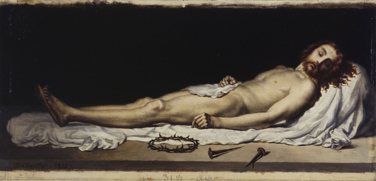 Skitse til Malakoff kirke: Le Christ mort af Adolphe Henri Dubasty