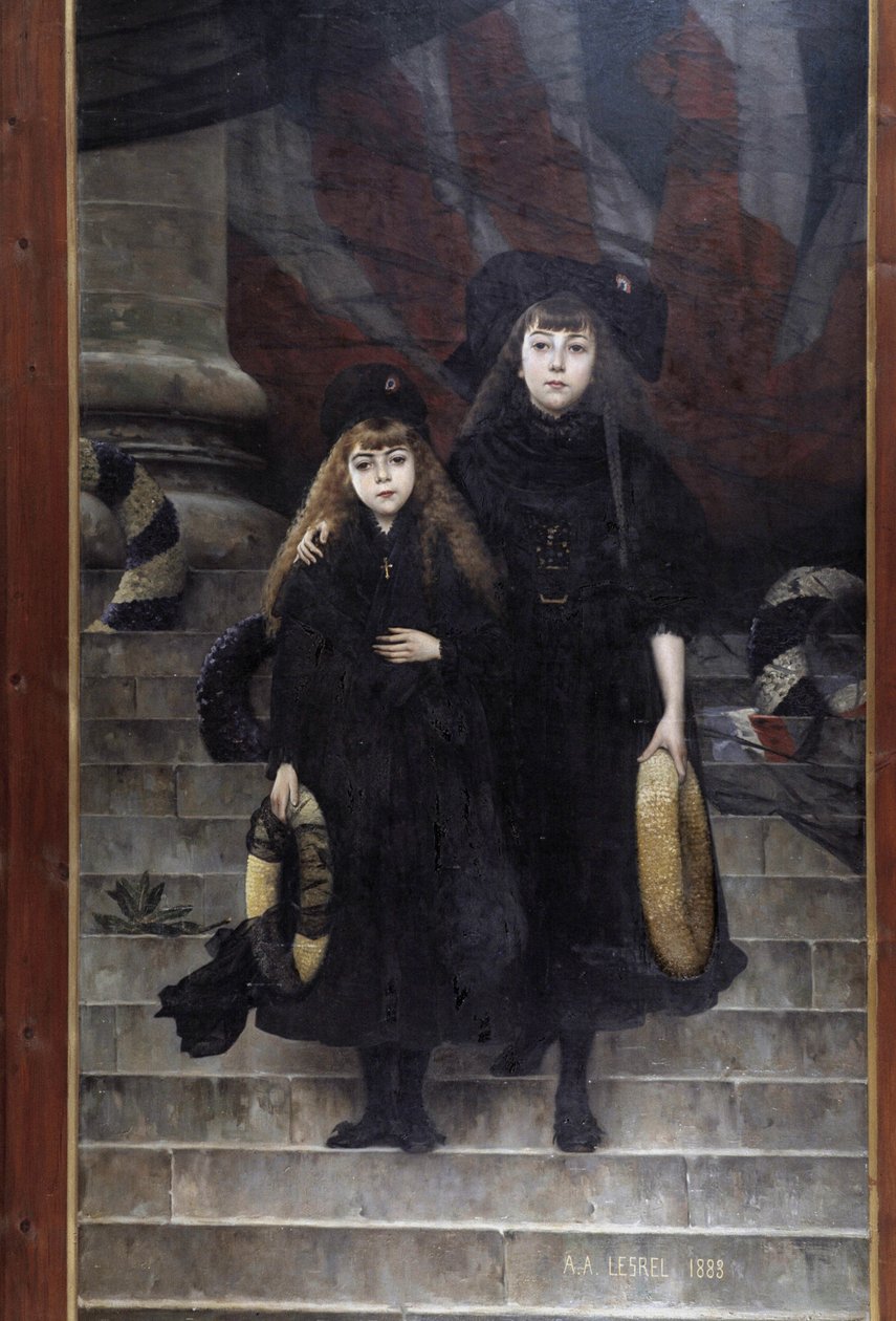 Alsace og Lorraine, maleri af A.A. Lesrel af Adolphe Alexandre Lesrel