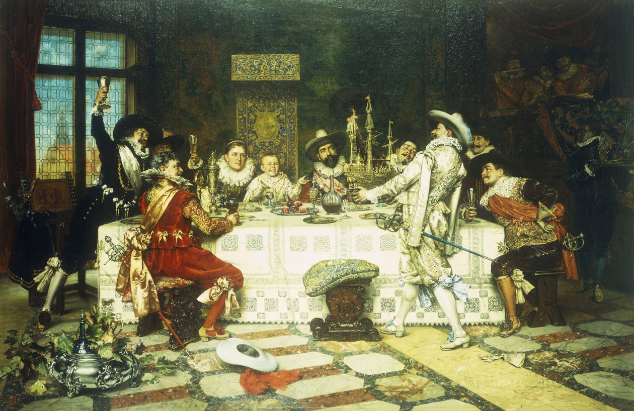 Prinsens fødselsdagsfest af Adolphe Alexandre Lesrel
