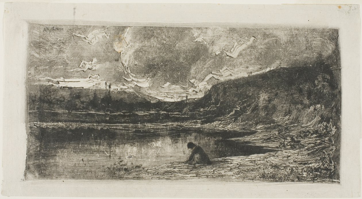 En klippe i sognet Rix af Adolphe Appian