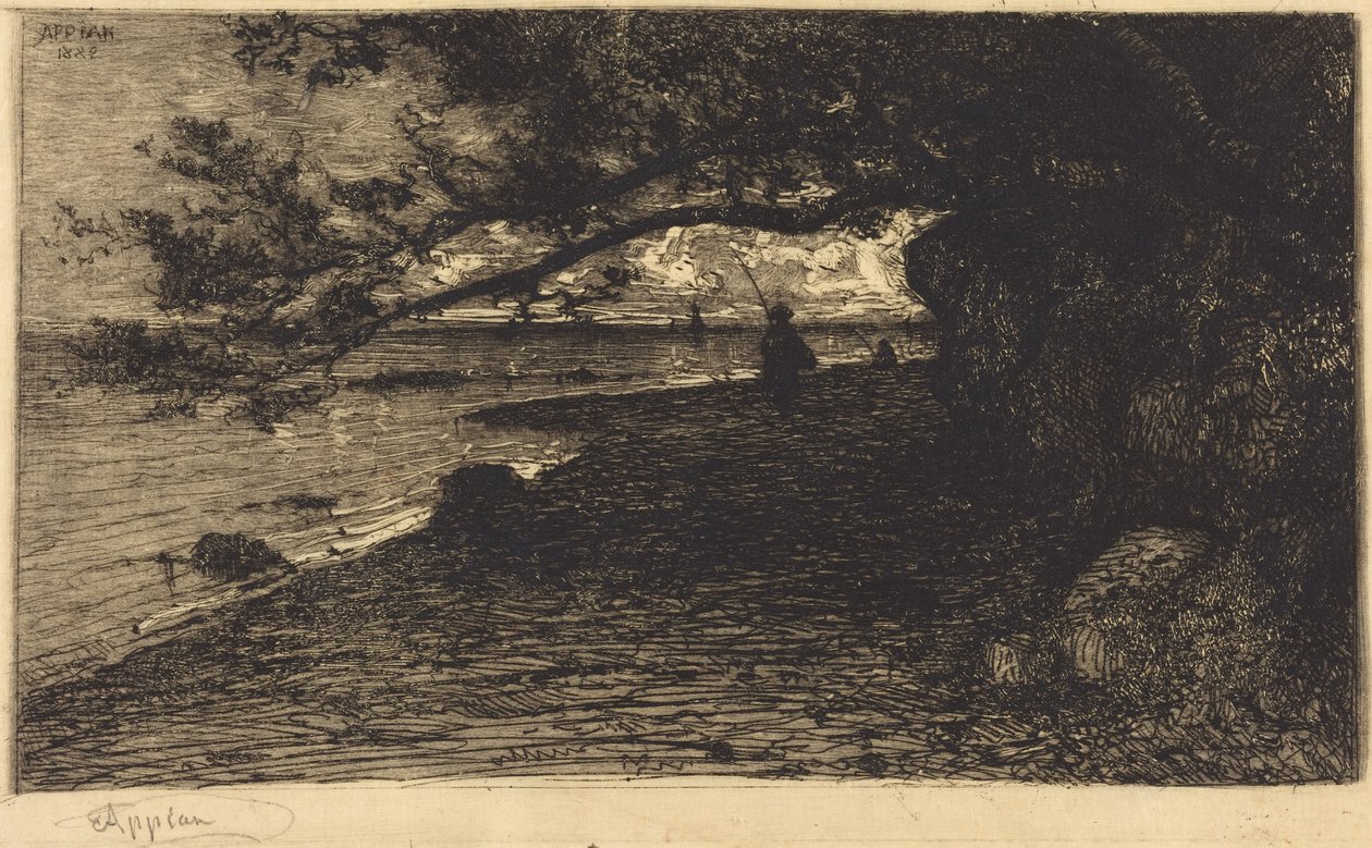 I Villefranche-sur-Mer af Adolphe Appian