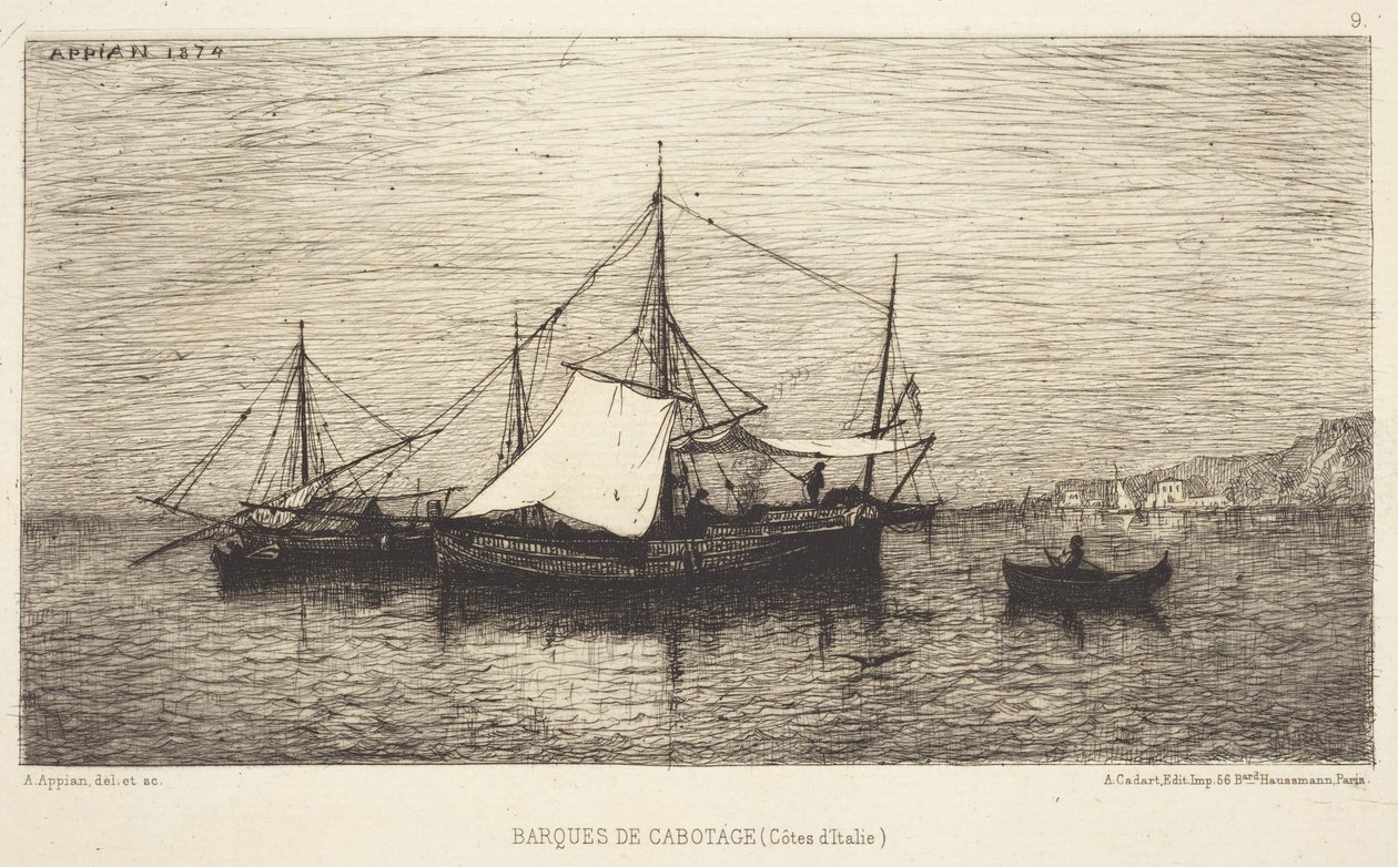 Kystfartskibe af Adolphe Appian