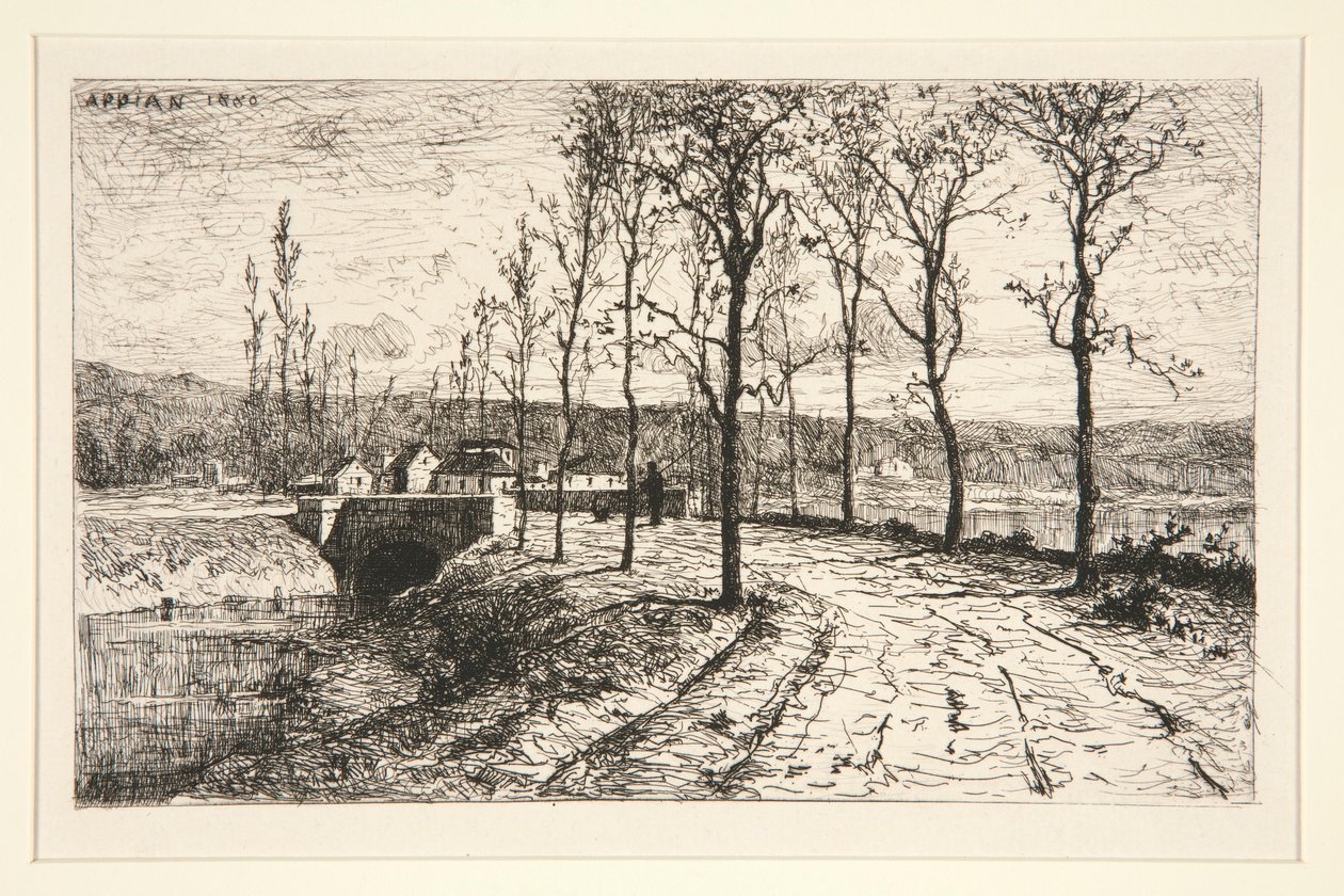 Landsbyens indgang af Adolphe Appian