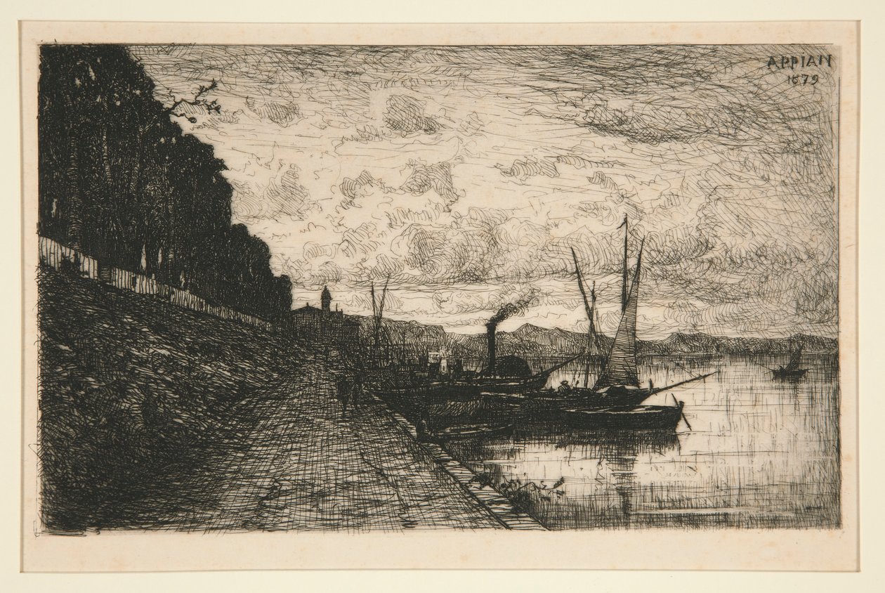 Omgivelserne i Lyon af Adolphe Appian