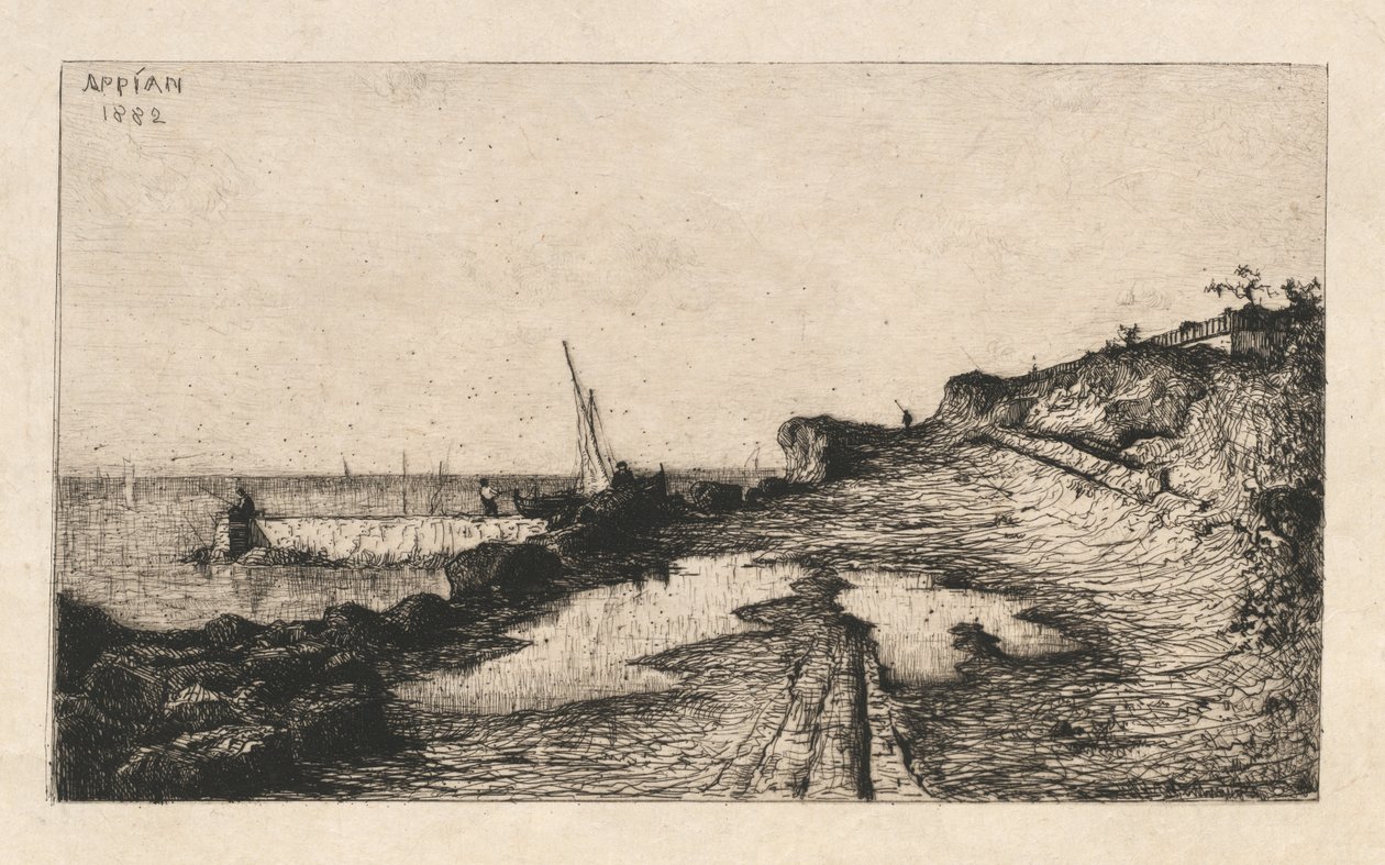 Carqueronnes omgivelser af Adolphe Appian