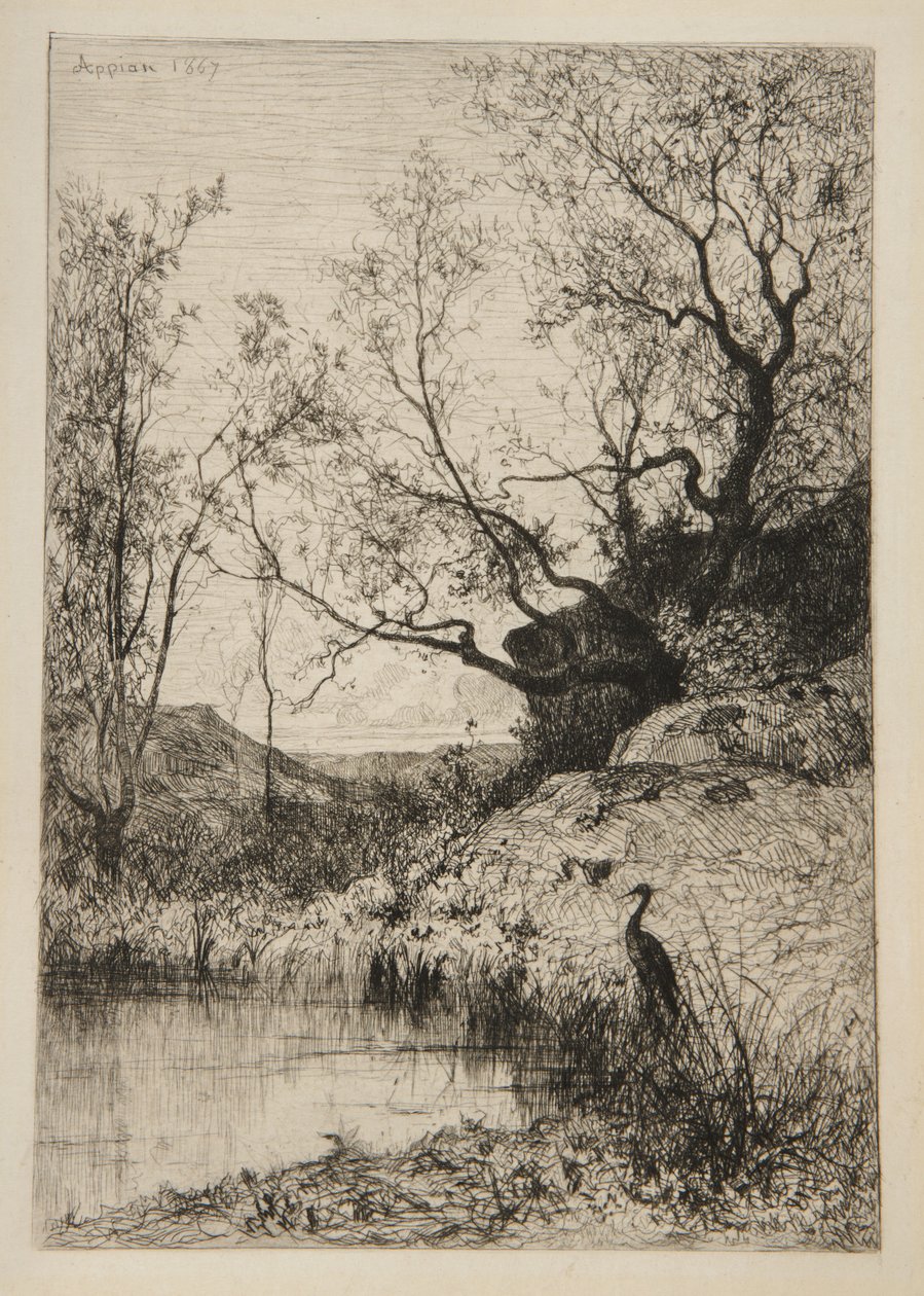 Landskab af Adolphe Appian