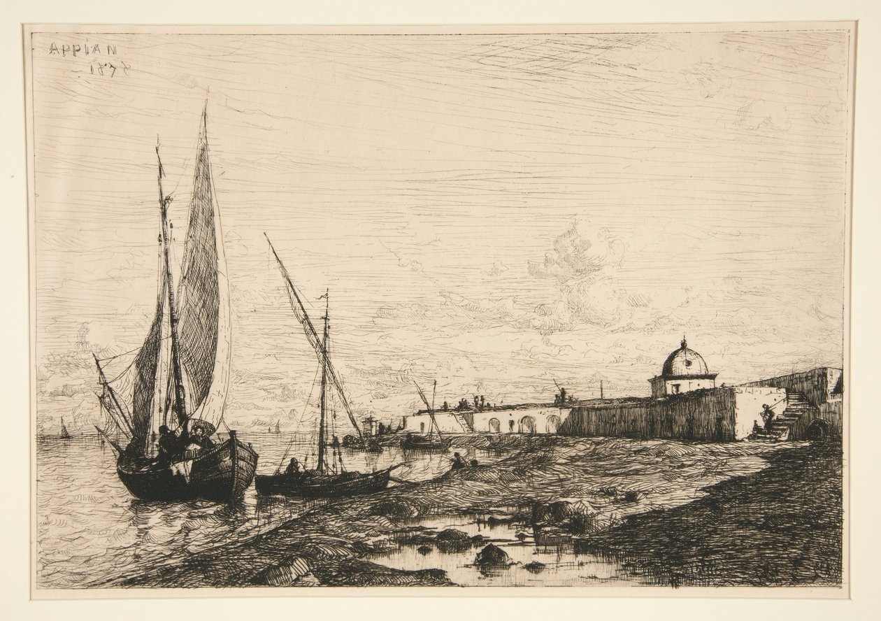 Havnen i San Remo af Adolphe Appian
