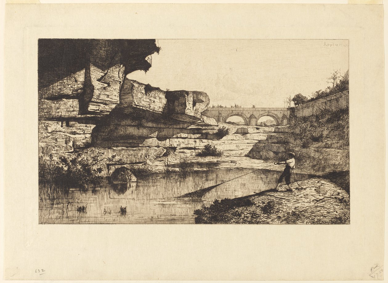 Hauteville Bridge af Adolphe Appian