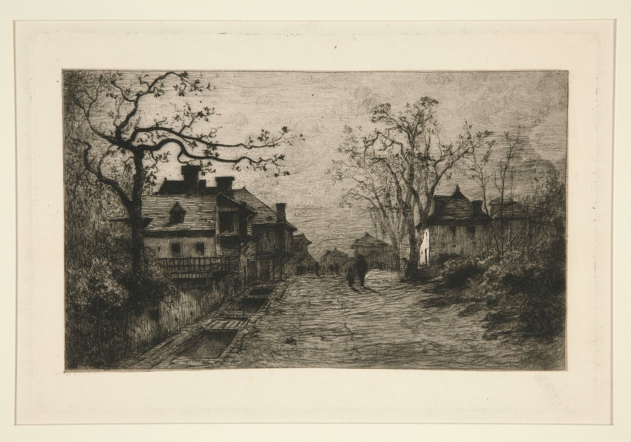Gaden i landsbyen Artemere, Ain af Adolphe Appian