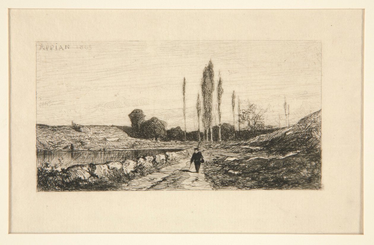 Trail på kanten af af Adolphe Appian