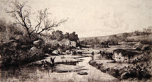 Kilden til Albarine-floden af Adolphe Appian