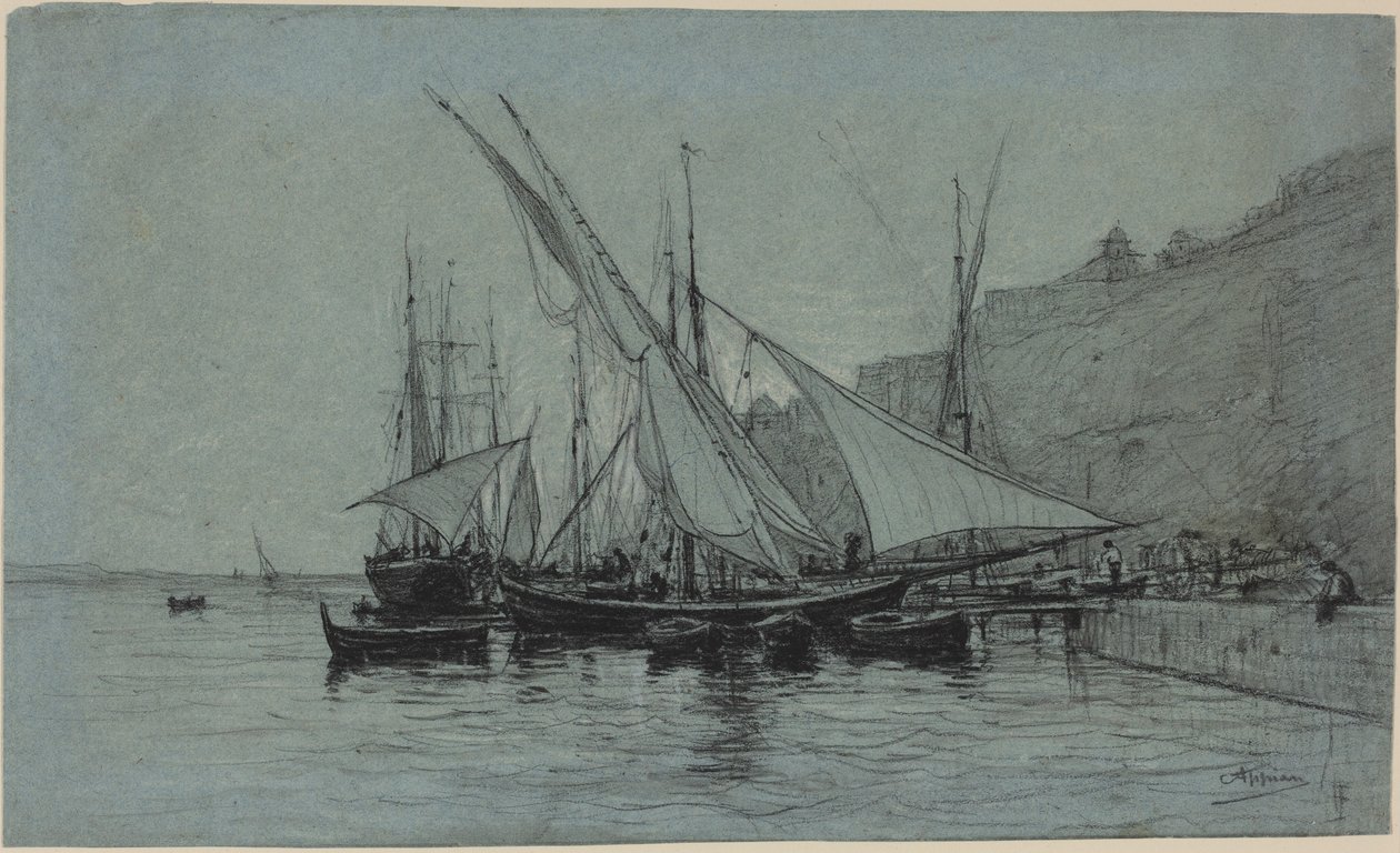 Monacos havn af Adolphe Appian
