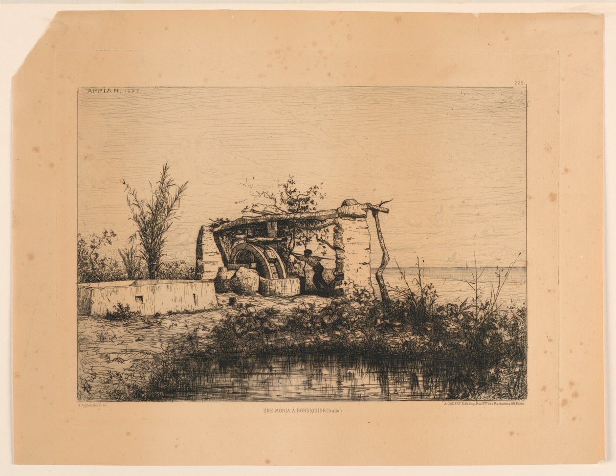 A Moria i Bordiquier (Italien) af Adolphe Appian