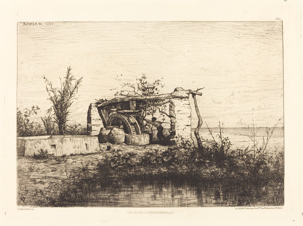 A moria i Bordiquier (Italien) af Adolphe Appian