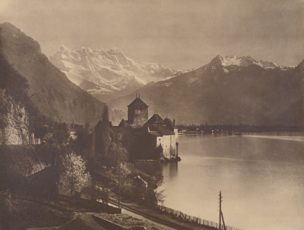 Chillon Slot af Adolphe Braun