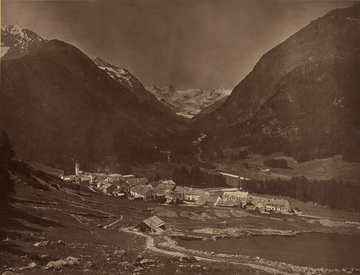 Pontresina af Adolphe Braun