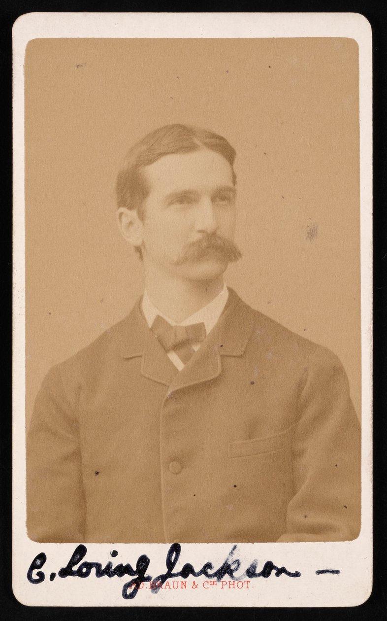 Portræt af Charles Loring Jackson 1847-1935, cirka 1887. af Adolphe Braun