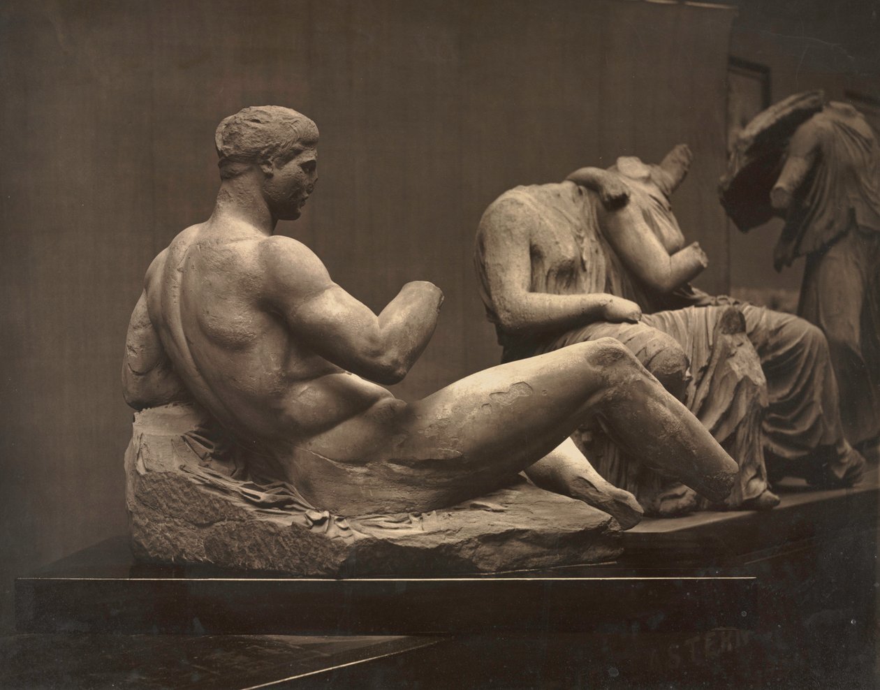 Skulpturer fra Parthenon, British Museum, ca. 1870