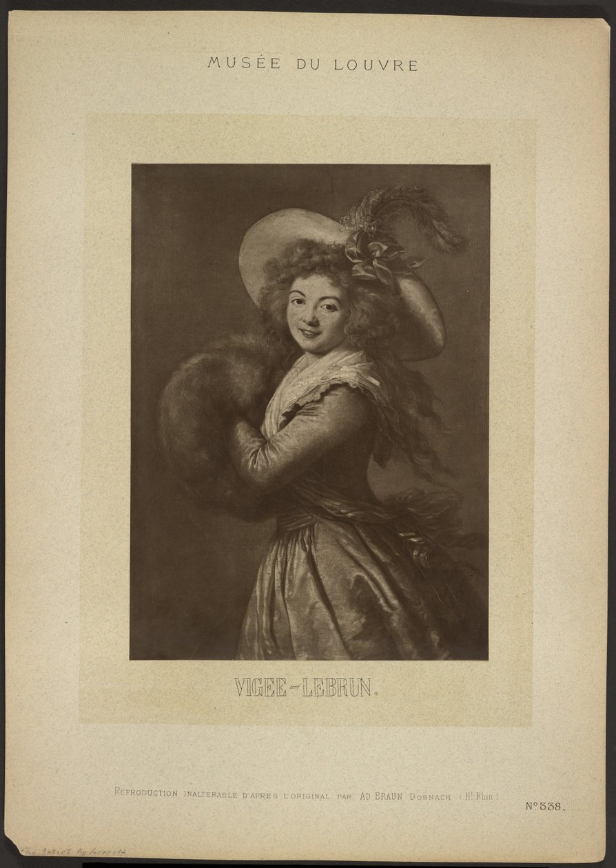[Selvportræt af Vigee-Lebrun, Louvre-museet] af Adolphe Braun