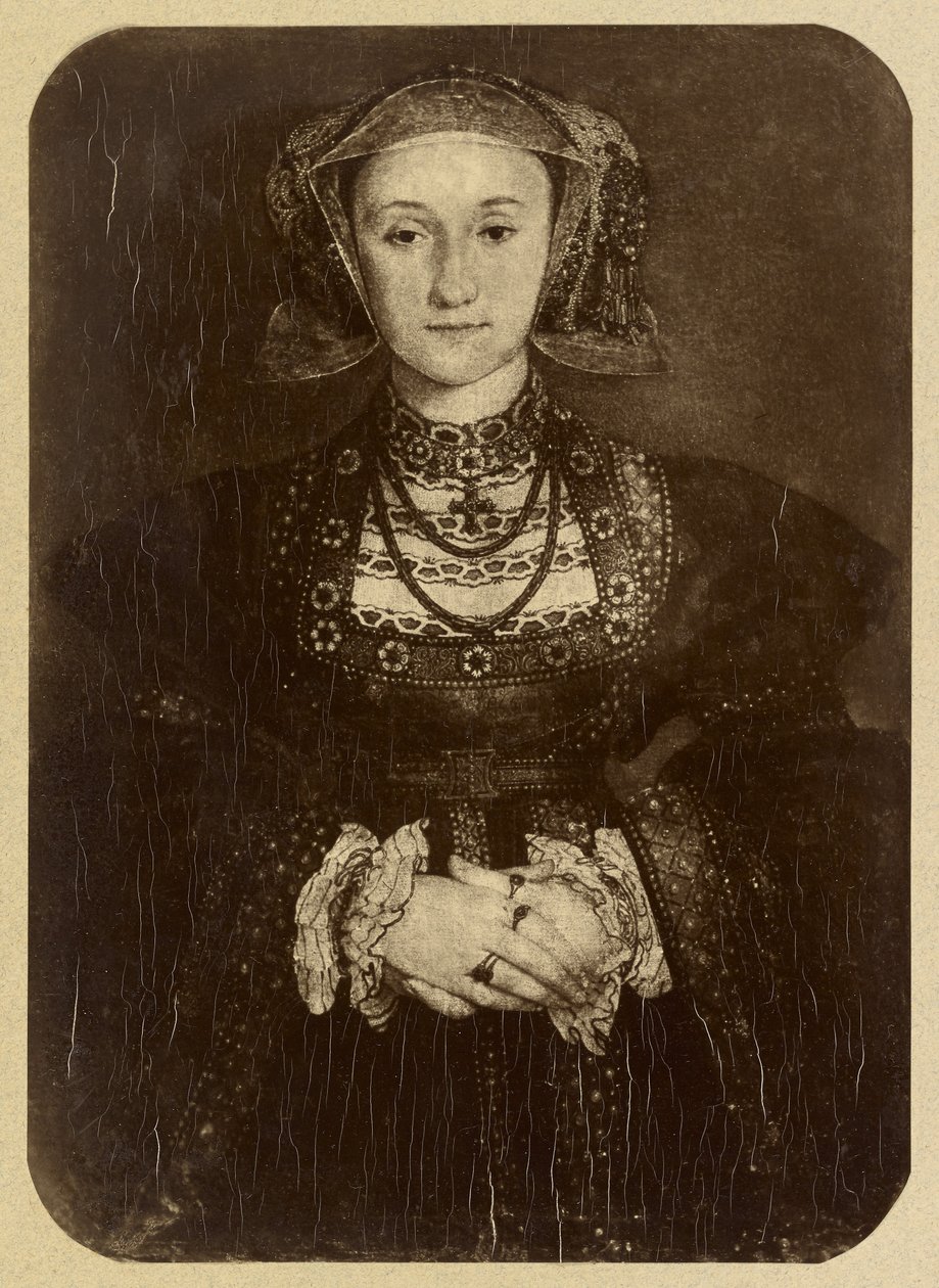 [Henrik VIII’s hustru af Hans Holbein, Musée du Louvre] af Adolphe Braun