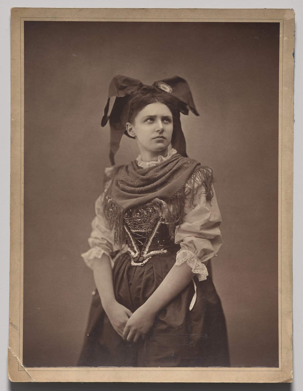 Ung Alsacienne kvinde af Adolphe Braun