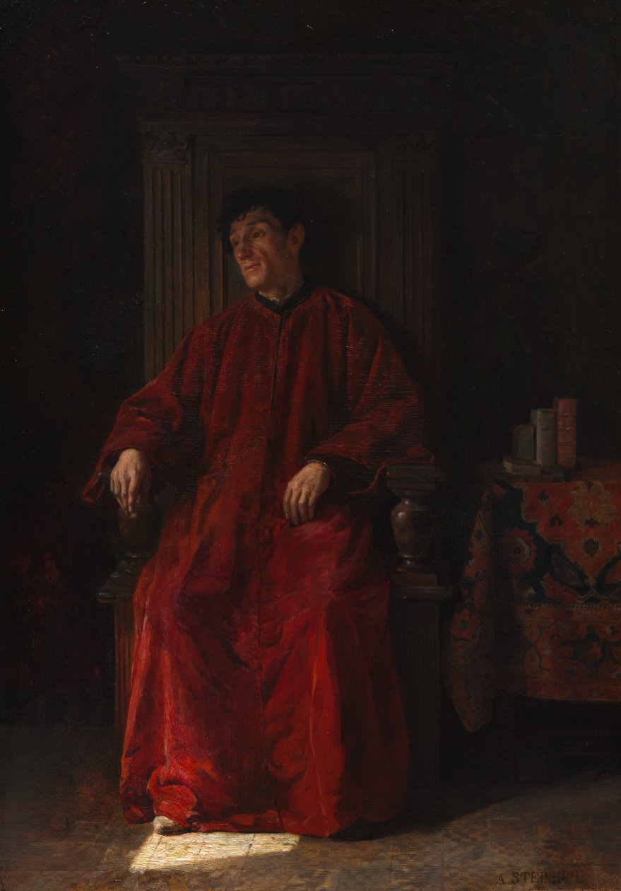 Dommer i rød kappe af Adolphe Charles Edouard Steinheil