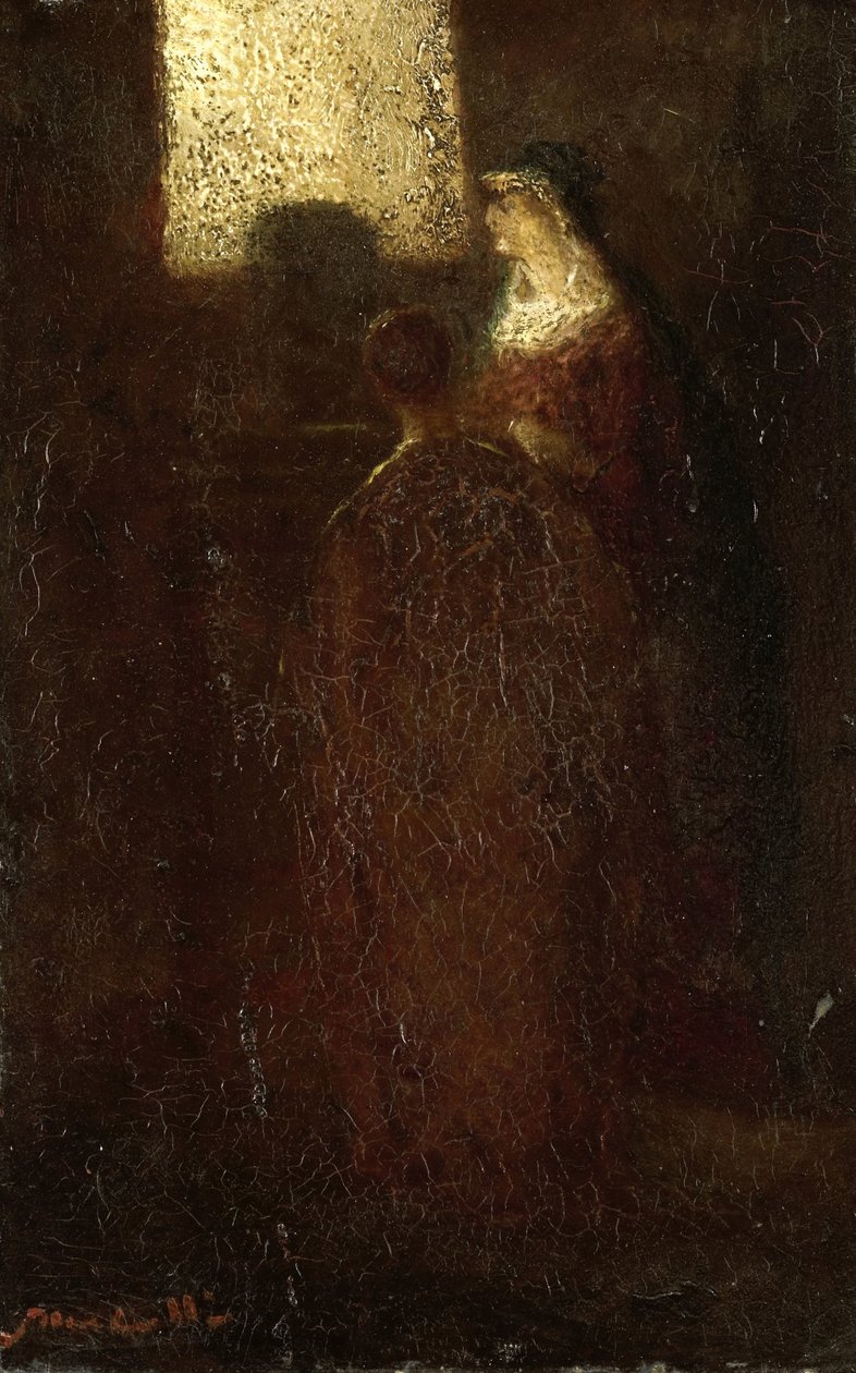 Ved alteret af Adolphe Joseph Thomas Monticelli