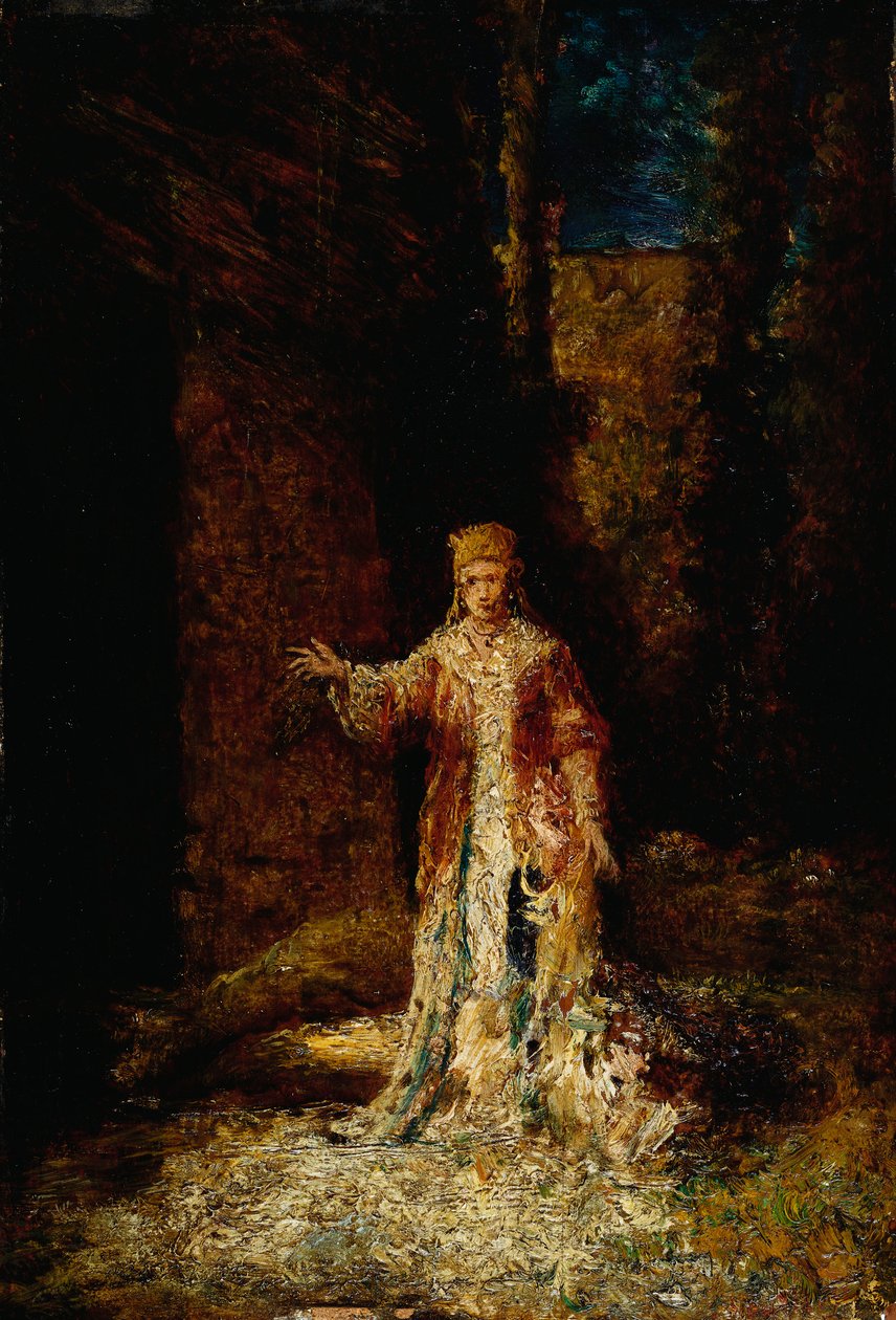 Lady Macbeth af Adolphe Joseph Thomas Monticelli