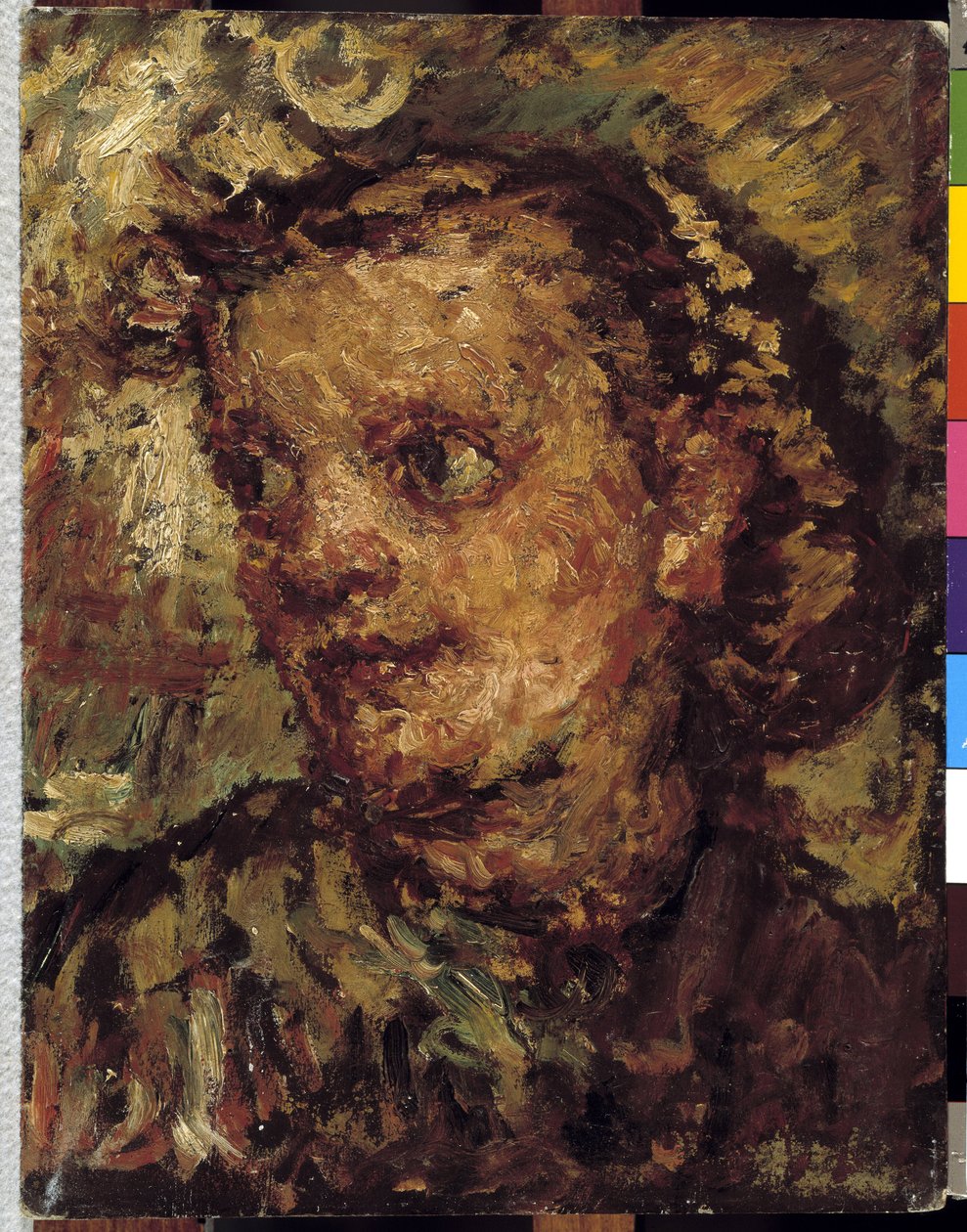 Portræt af Emma Ricard af Adolphe Joseph Thomas Monticelli