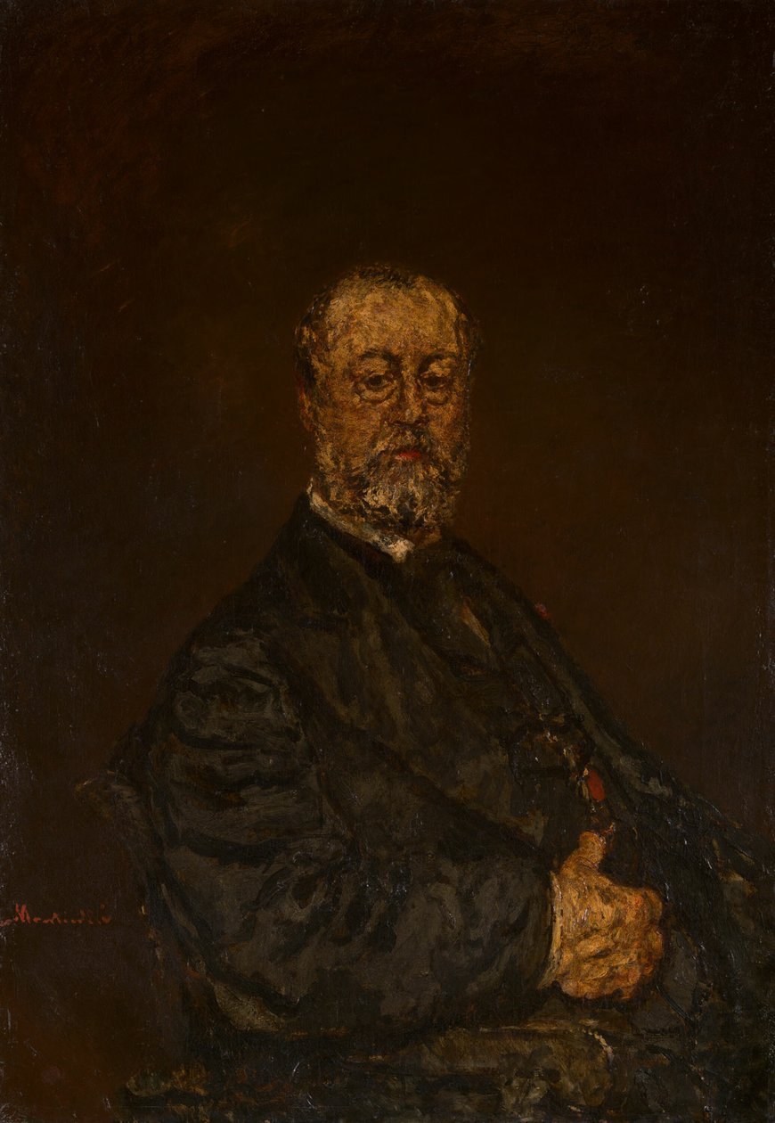 Portræt af Monsieur Rouland af Adolphe Joseph Thomas Monticelli