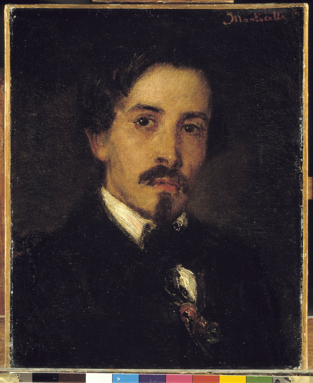 Formodet portræt af maleren Ferdinand Viola, 1859 (olie på lærred) af Adolphe Joseph Thomas Monticelli