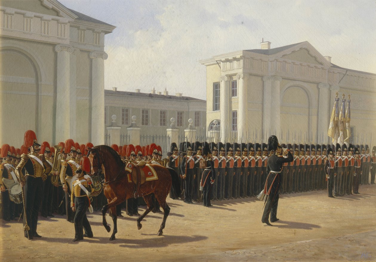 Leib Guard Izmailovo Regiment, 1846 af Adolphe Ladurner