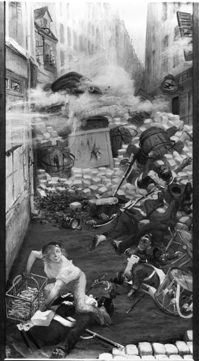 Gavroche opsamlingspatroner af Adolphe Leon Willette