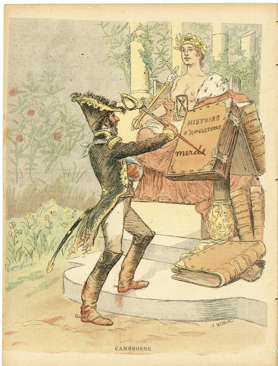 Illustration af Adolphe dit Willette (1857-1926) i Le Rire, nr. 264 af Adolphe Leon Willette