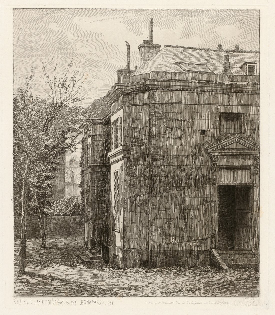 Sejrsgade (70). Hotel Bonaparte af Adolphe Théodore Jules Martial Potémont