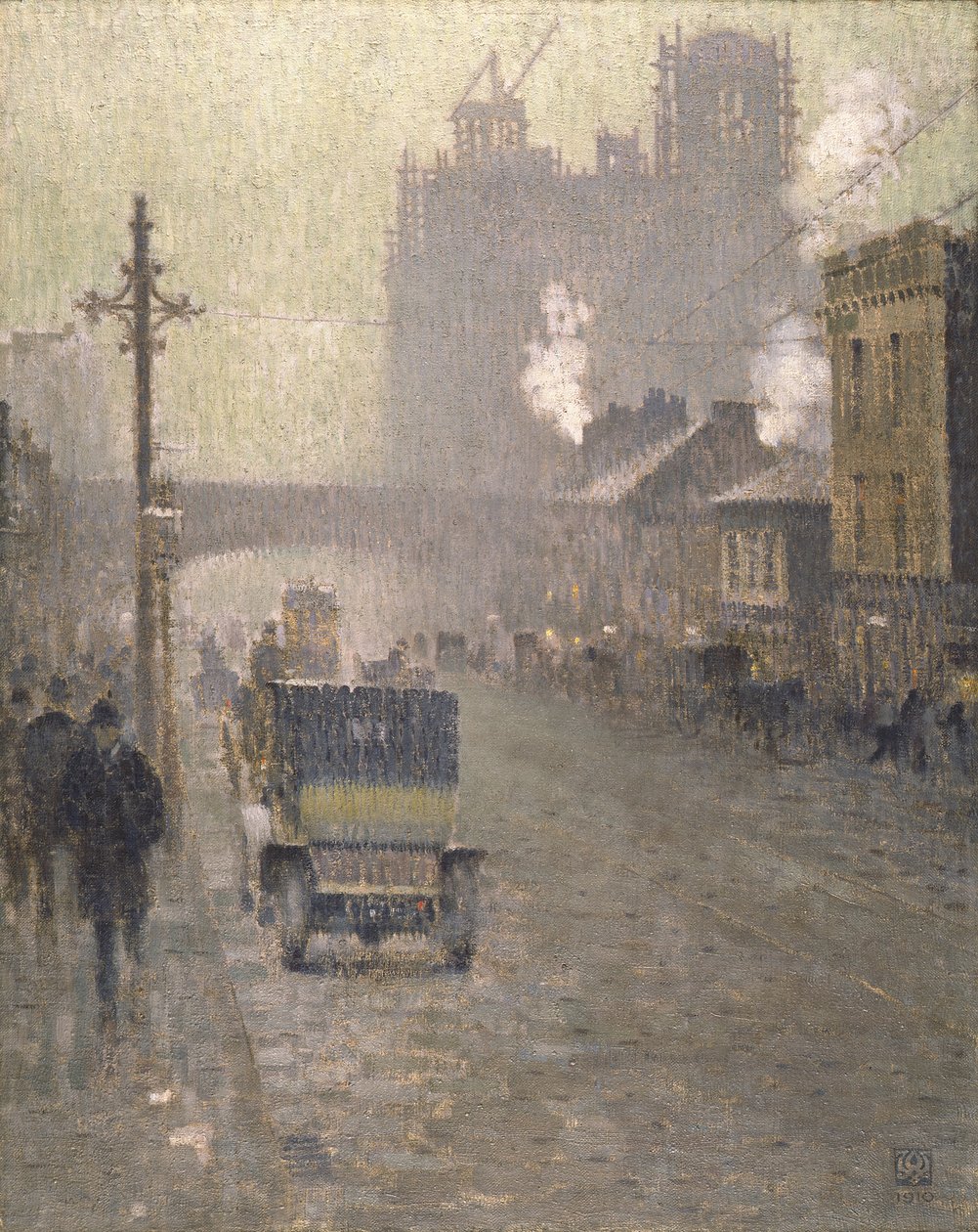 Oxford Road, Manchester af Adolphe Valette