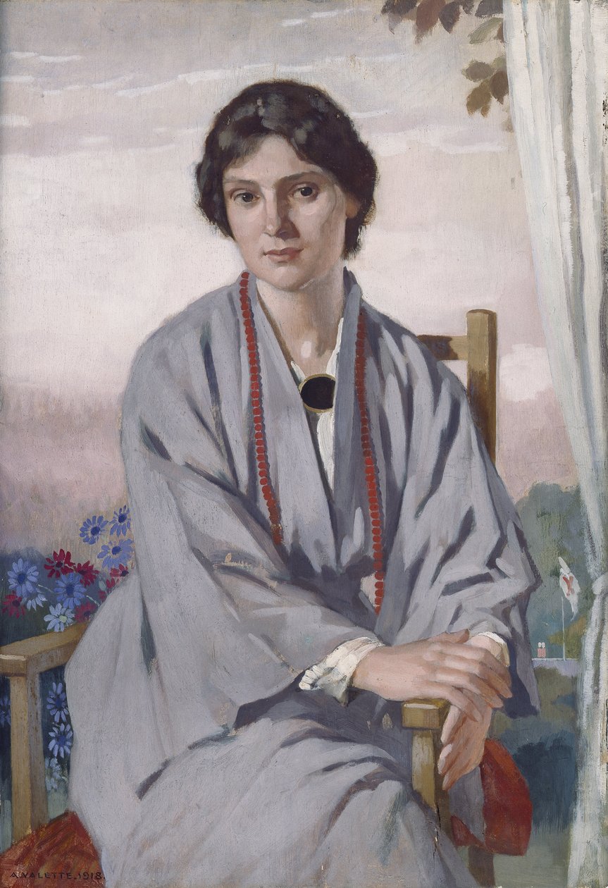 Portræt af May Aimee Smith af Adolphe Valette