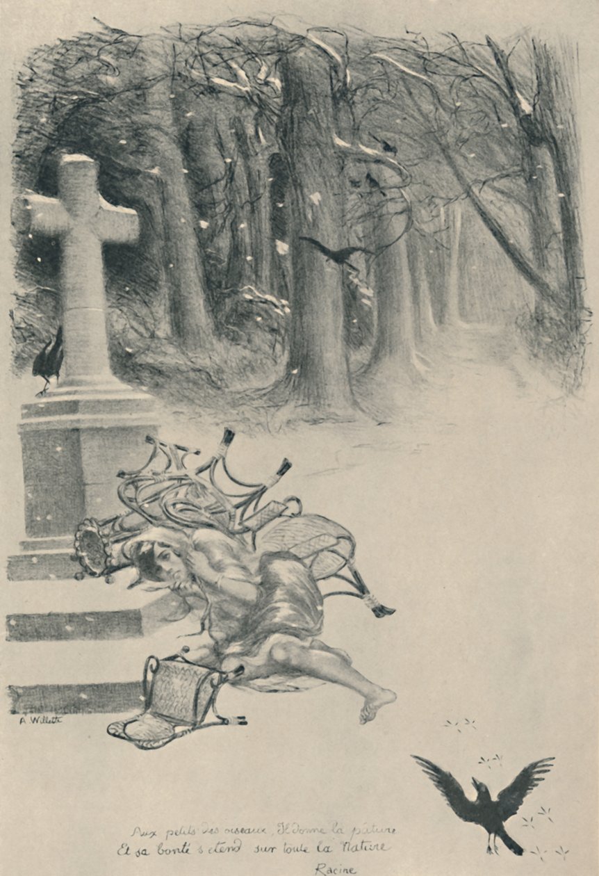Cikaden, 1919 af Adolphe Leon Willette