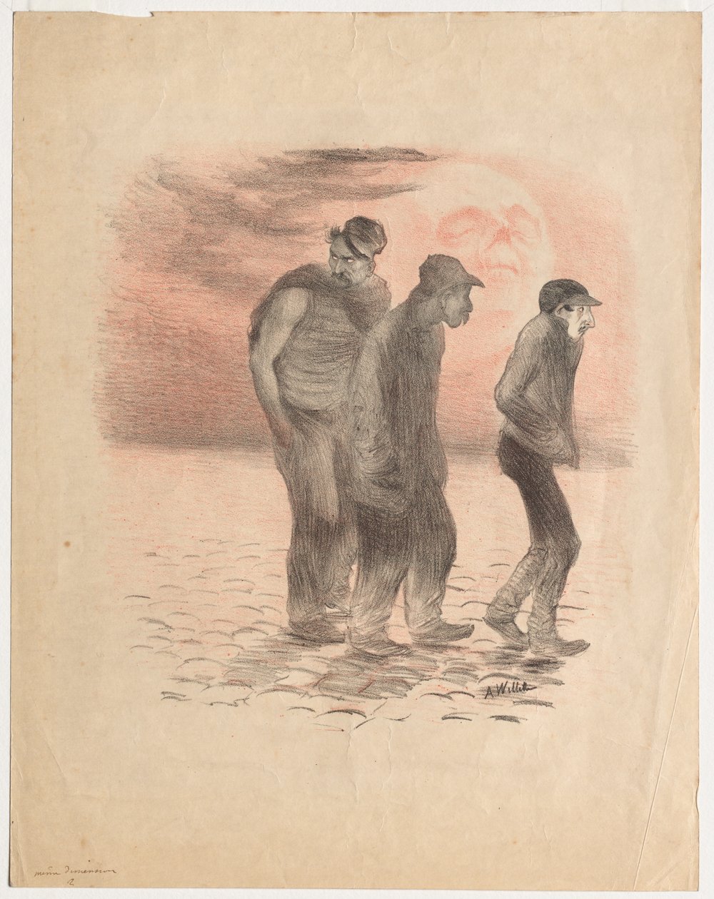 Paris scener og mordere. af Adolphe Leon Willette