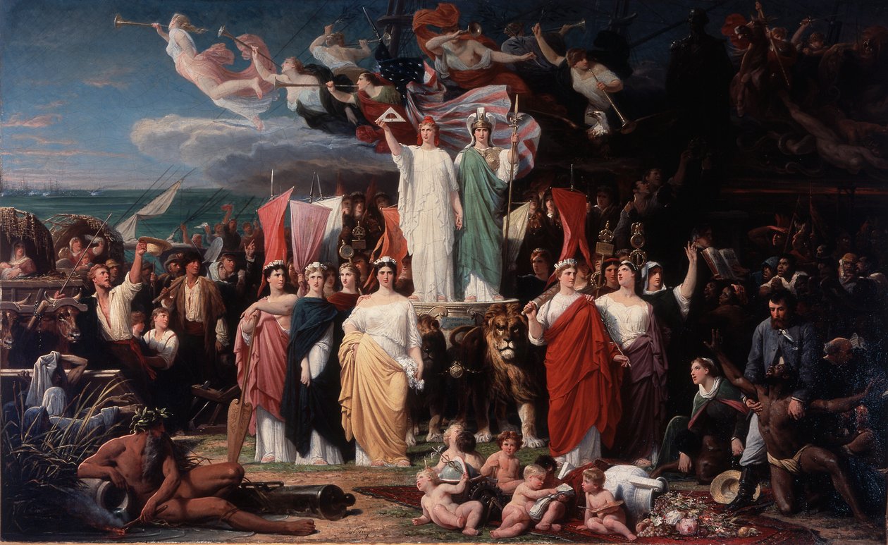 Geni af Amerika af Adolphe Yvon