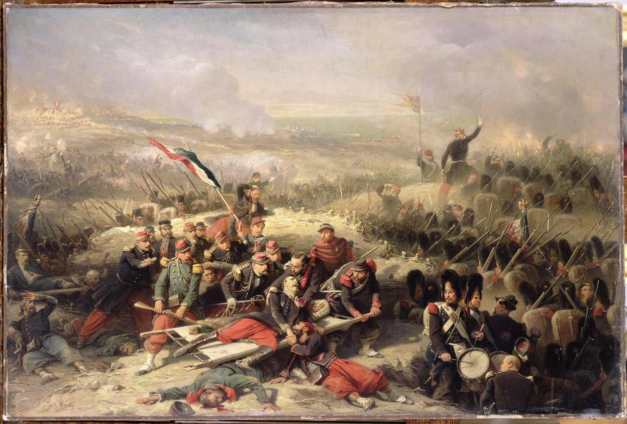 Indtagelsen af Malakoff, 8. september 1855 af Adolphe Yvon