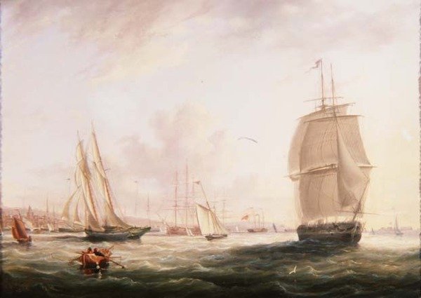 Forsendelse fra Tilbury Fort, Gravesend af Adolphus Knell