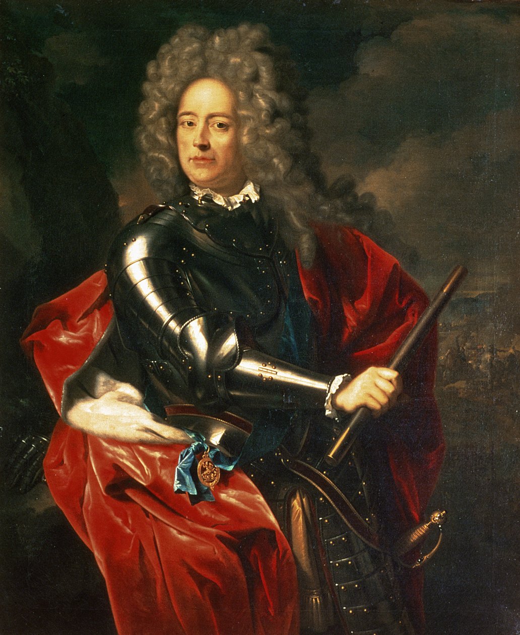 Portræt af John Churchill, 1. hertug af Marlborough (1650-1722) af Adriaan van der Werff