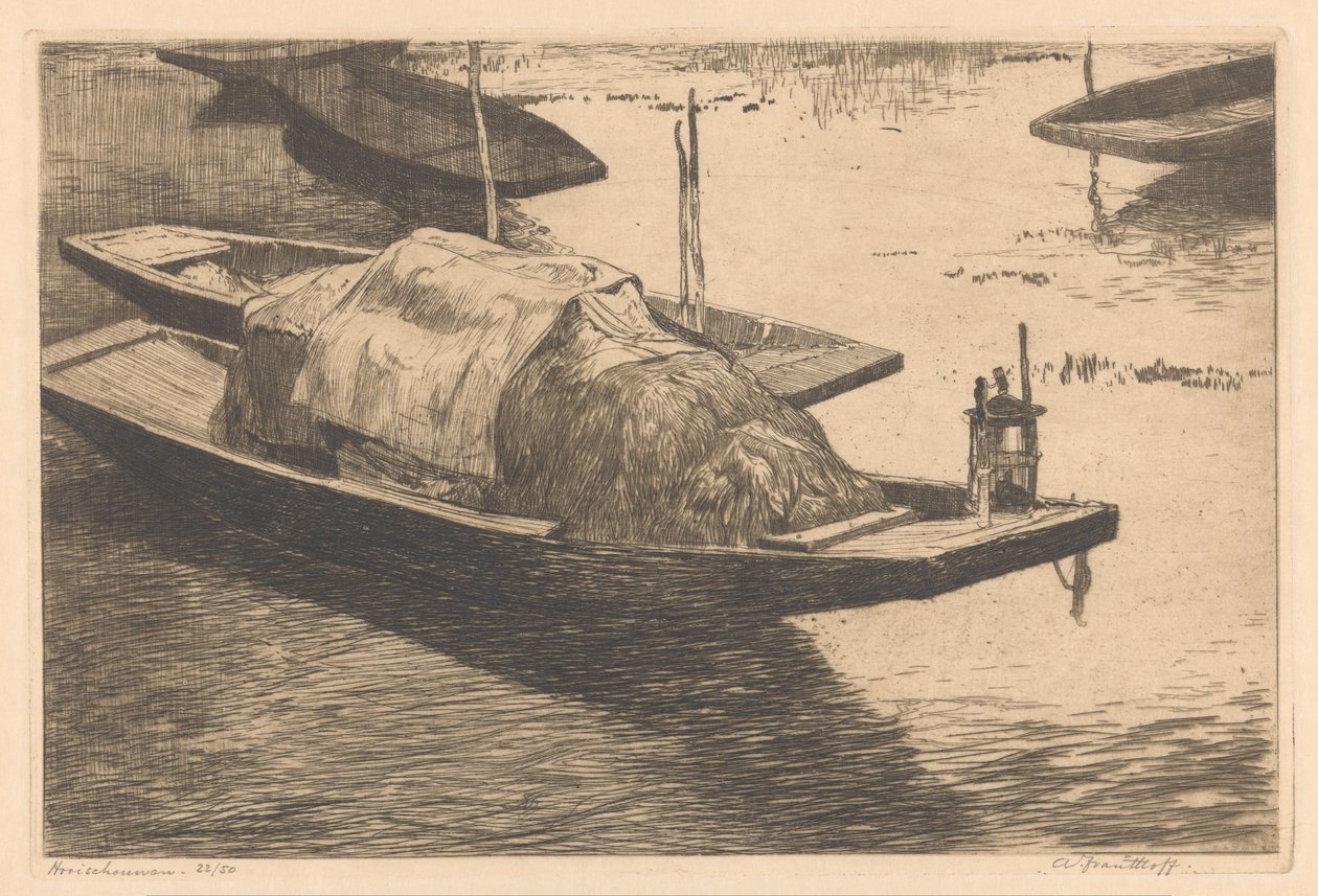 Hooischouwen (original titel på objekt) af Adriaan J. van 