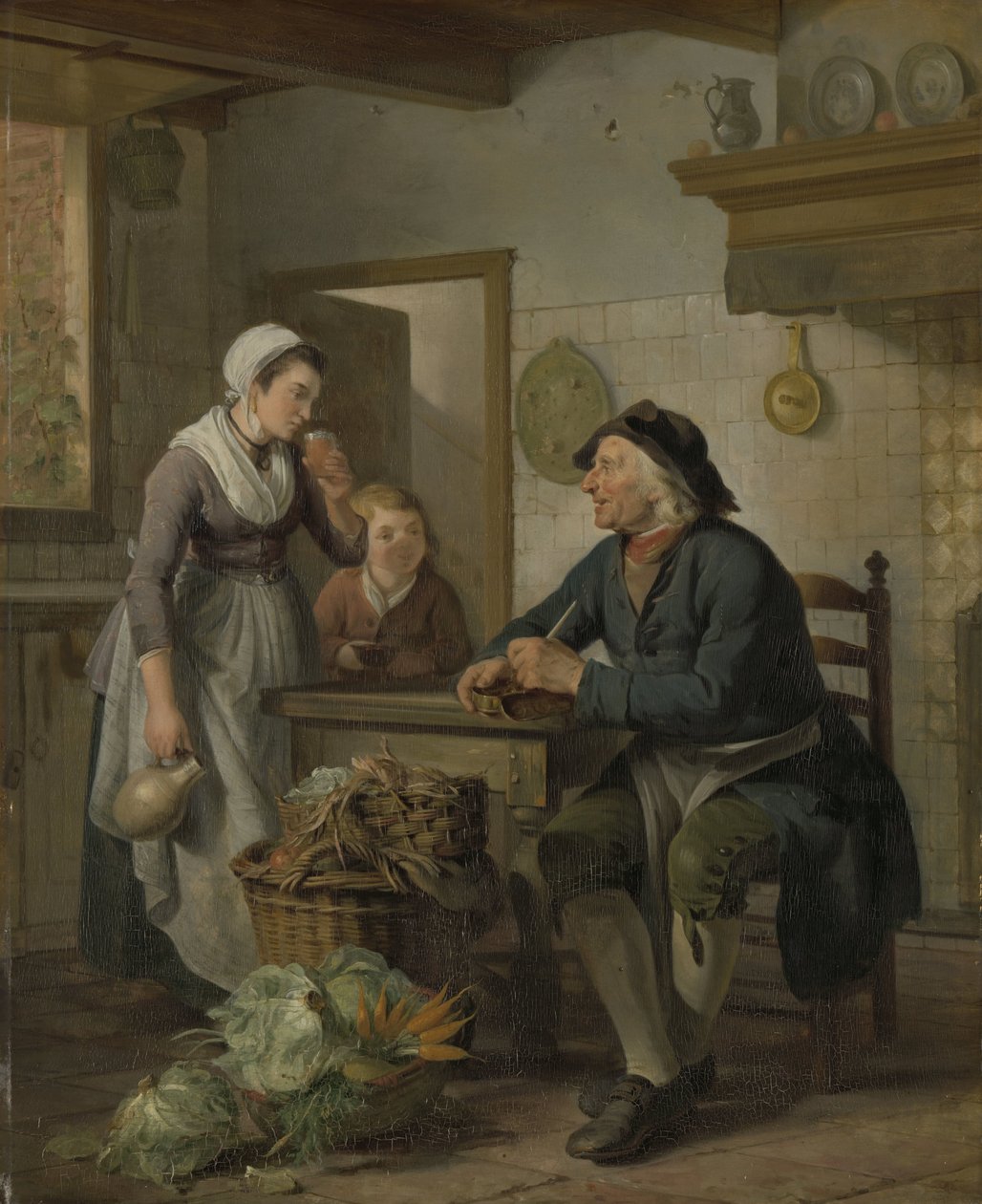 Morgenbesøg af Adriaan de Lelie