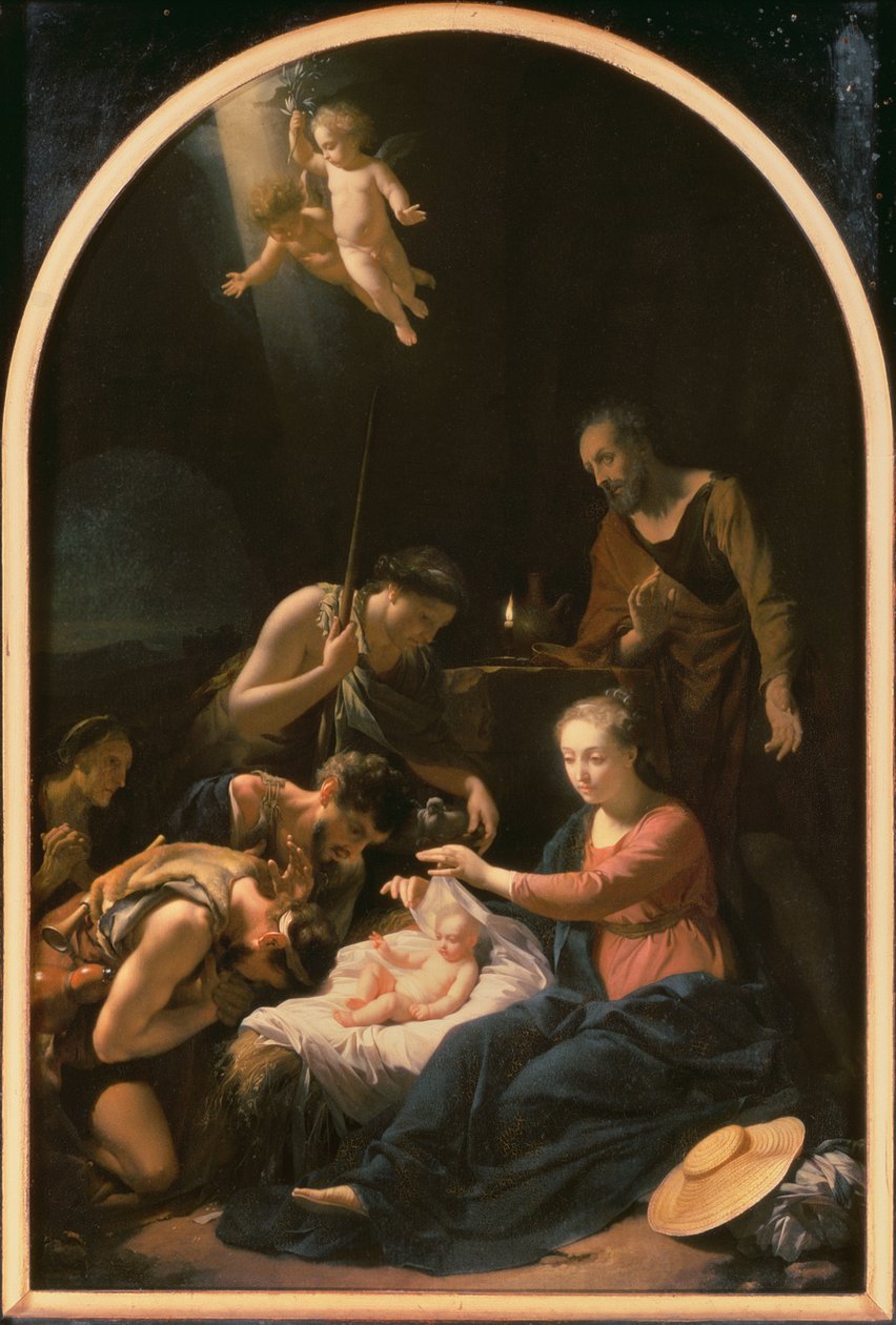 Hyrdernes tilbedelse, 1703 af Adriaan van der Werff