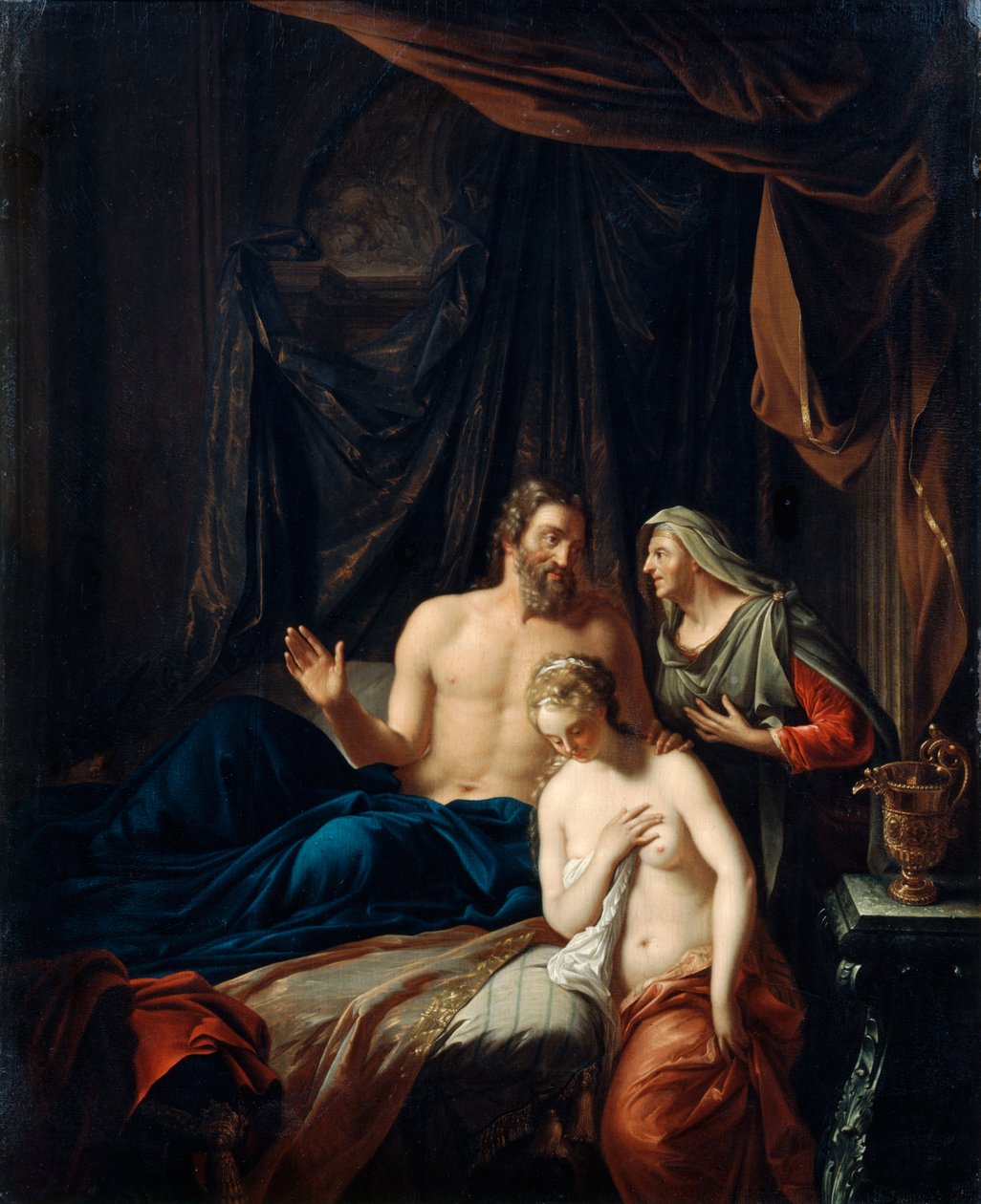 Sarah præsenterer Hagar for Abraham, slutningen af det 17. tidlige 18. århundrede af Adriaan van der Werff