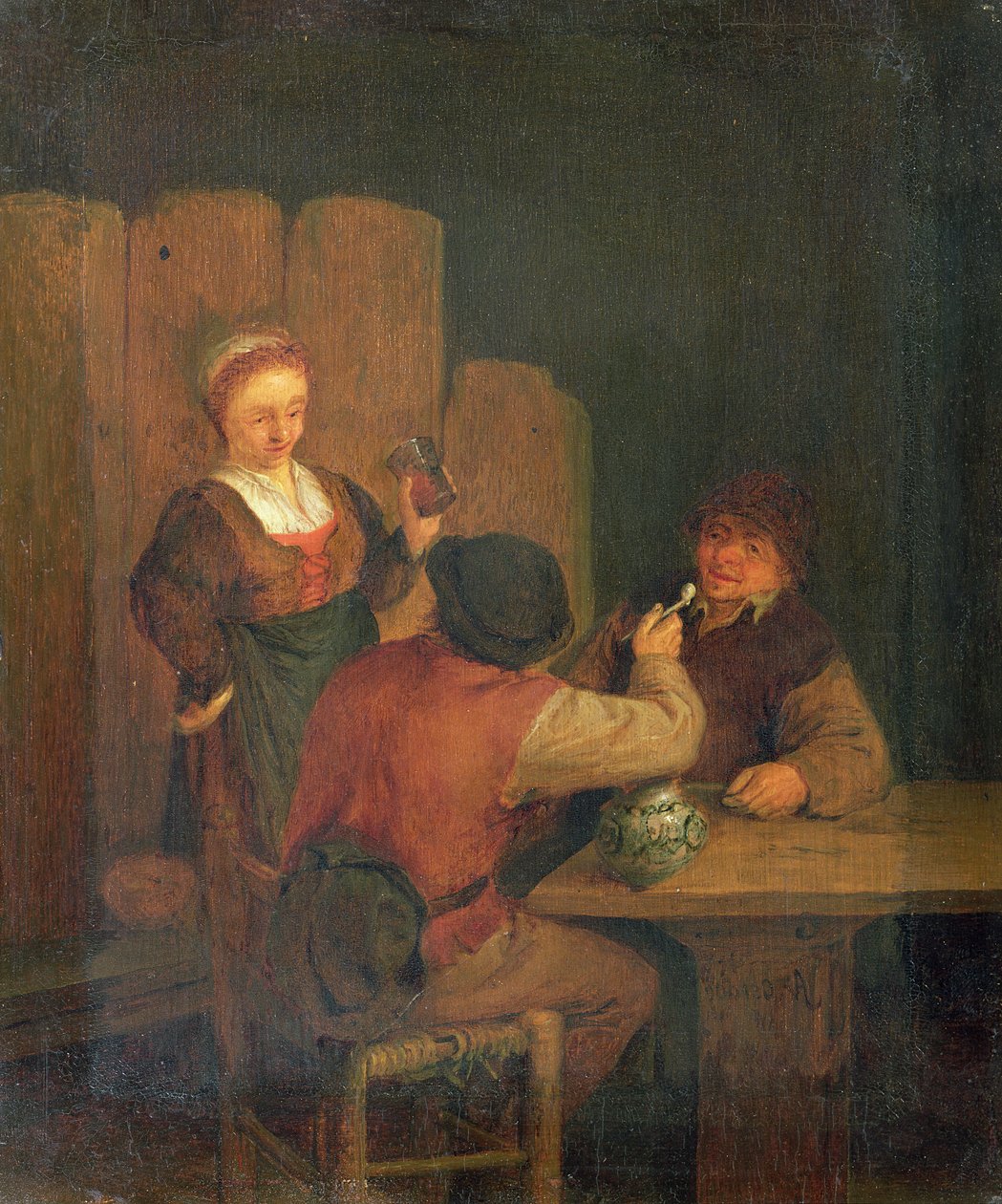 Indendørs interiør af Adriaen Brouwer