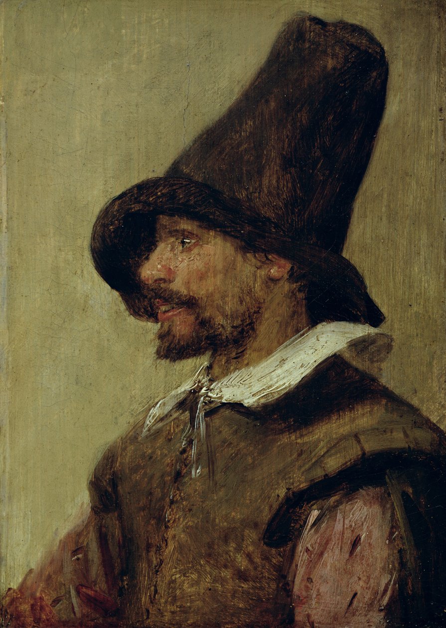 Portræt af en mand af Adriaen Brouwer